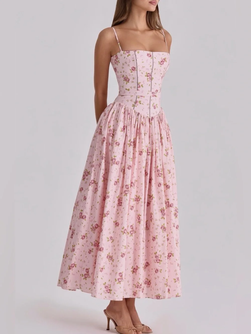 BNWT House of CB Ysabella Floral Maxi Sundress - Picture 3 of 14